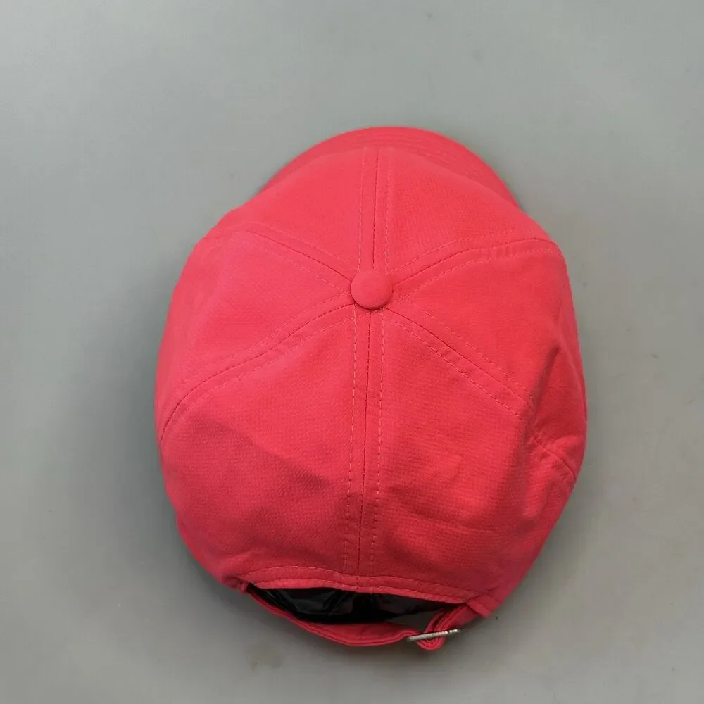 Under Armour Ball Cap Hat Hot Pink Neon Buckle Strap Women's OSFA Active Running